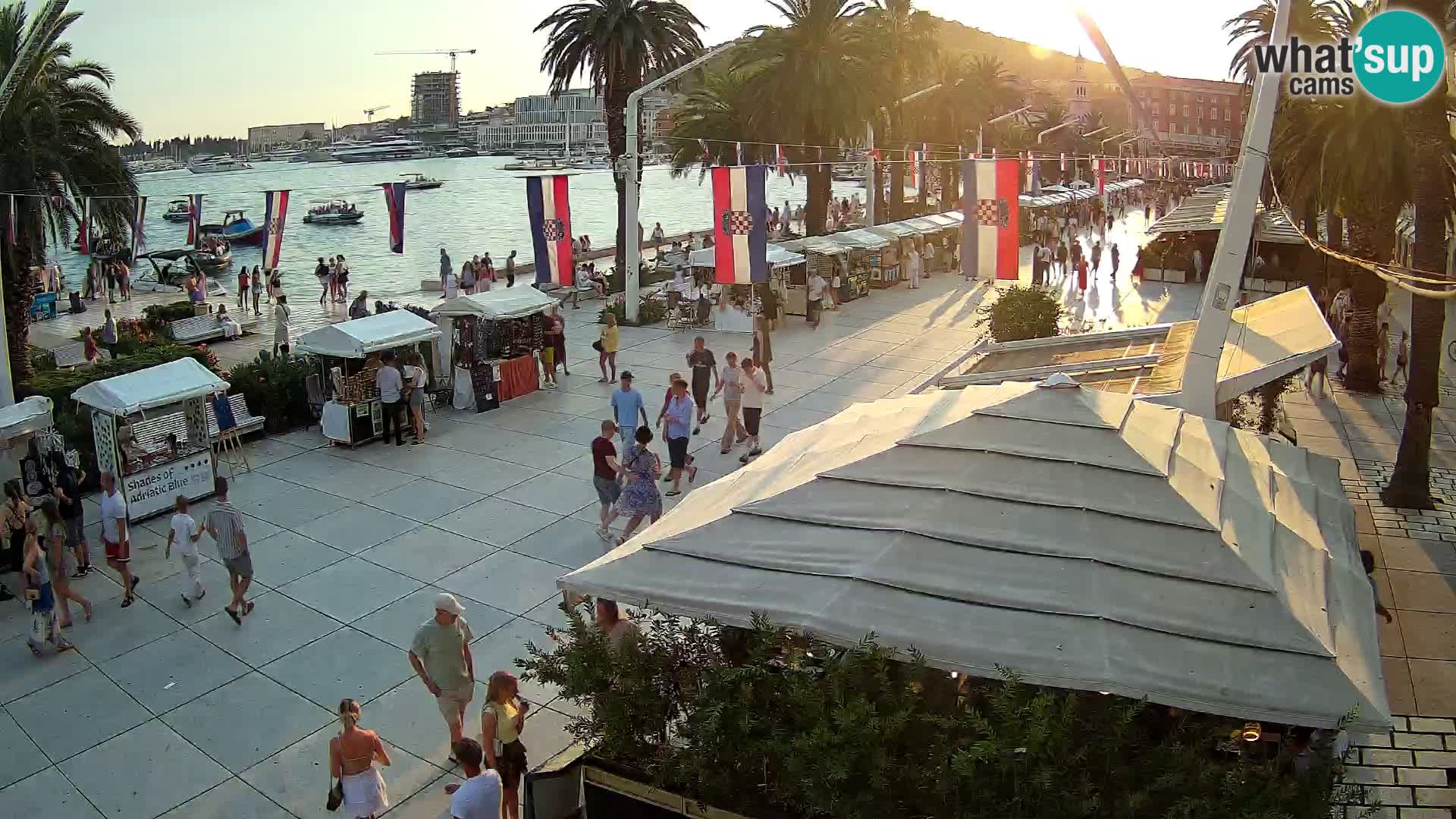 Split –  vue de Riva de Split