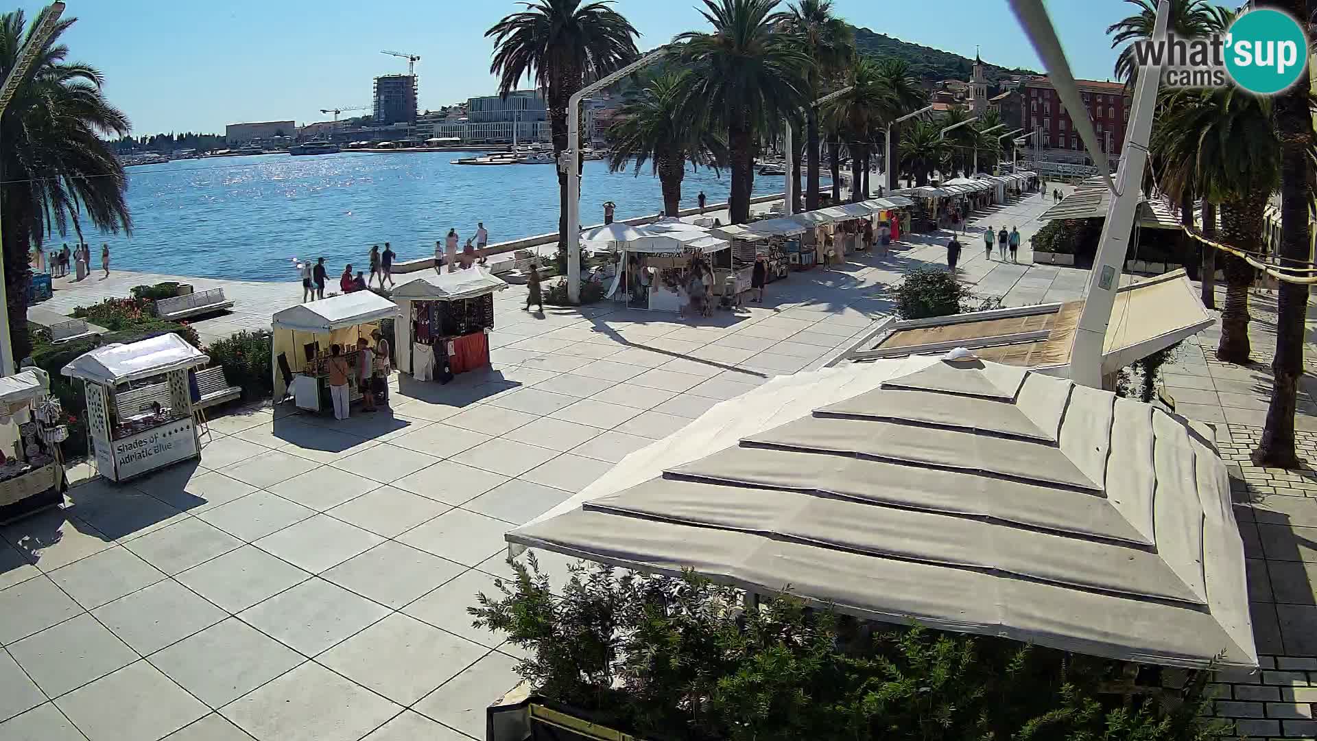 Split –  Blick auf Split riva