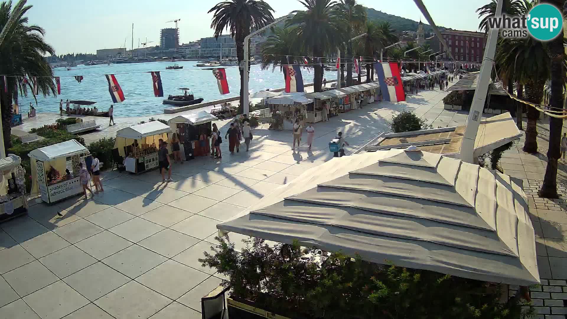 Split – Vista sulla riva di Spalato
