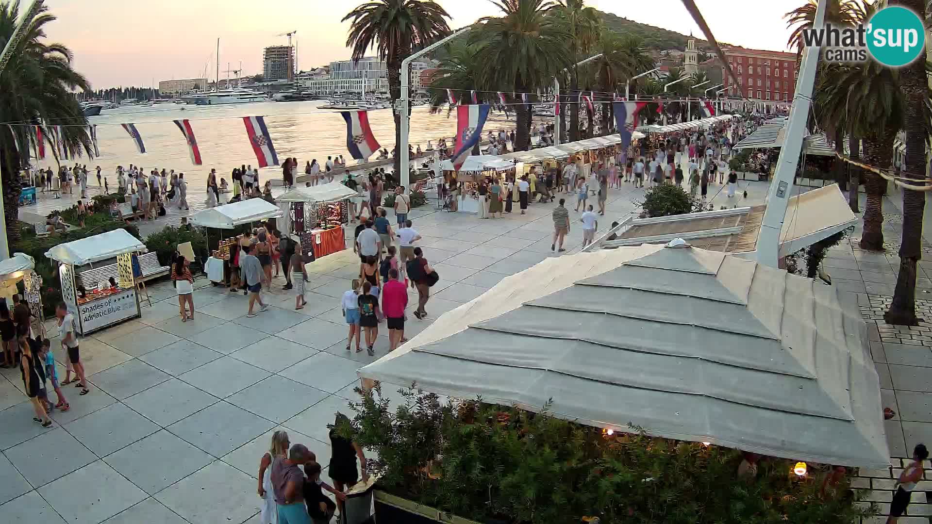 Split –  vista de Riva de Split