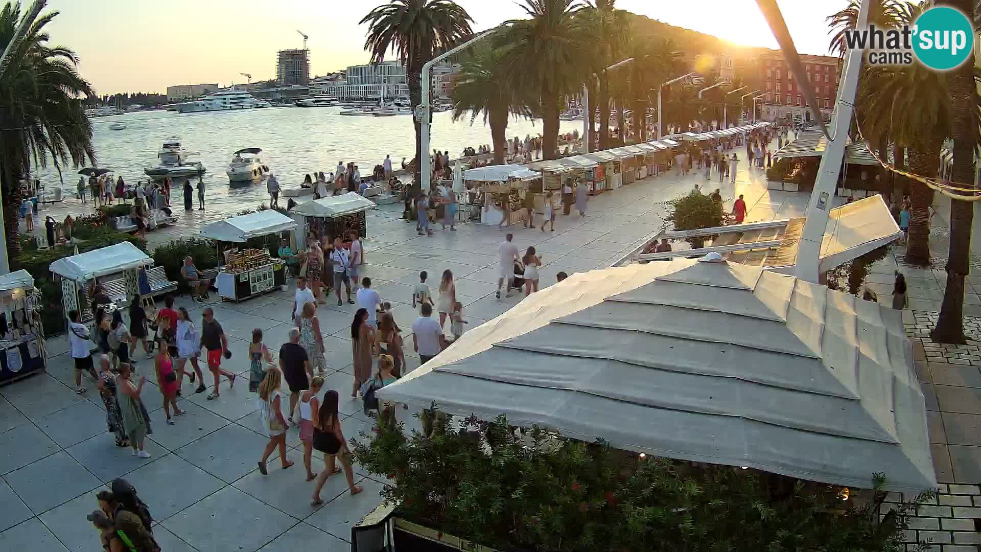 Live Webcam Split – view of Split riva