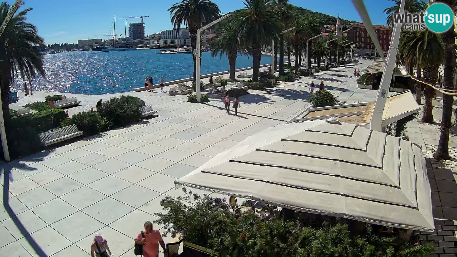 Live Webcam Split – view of Split riva