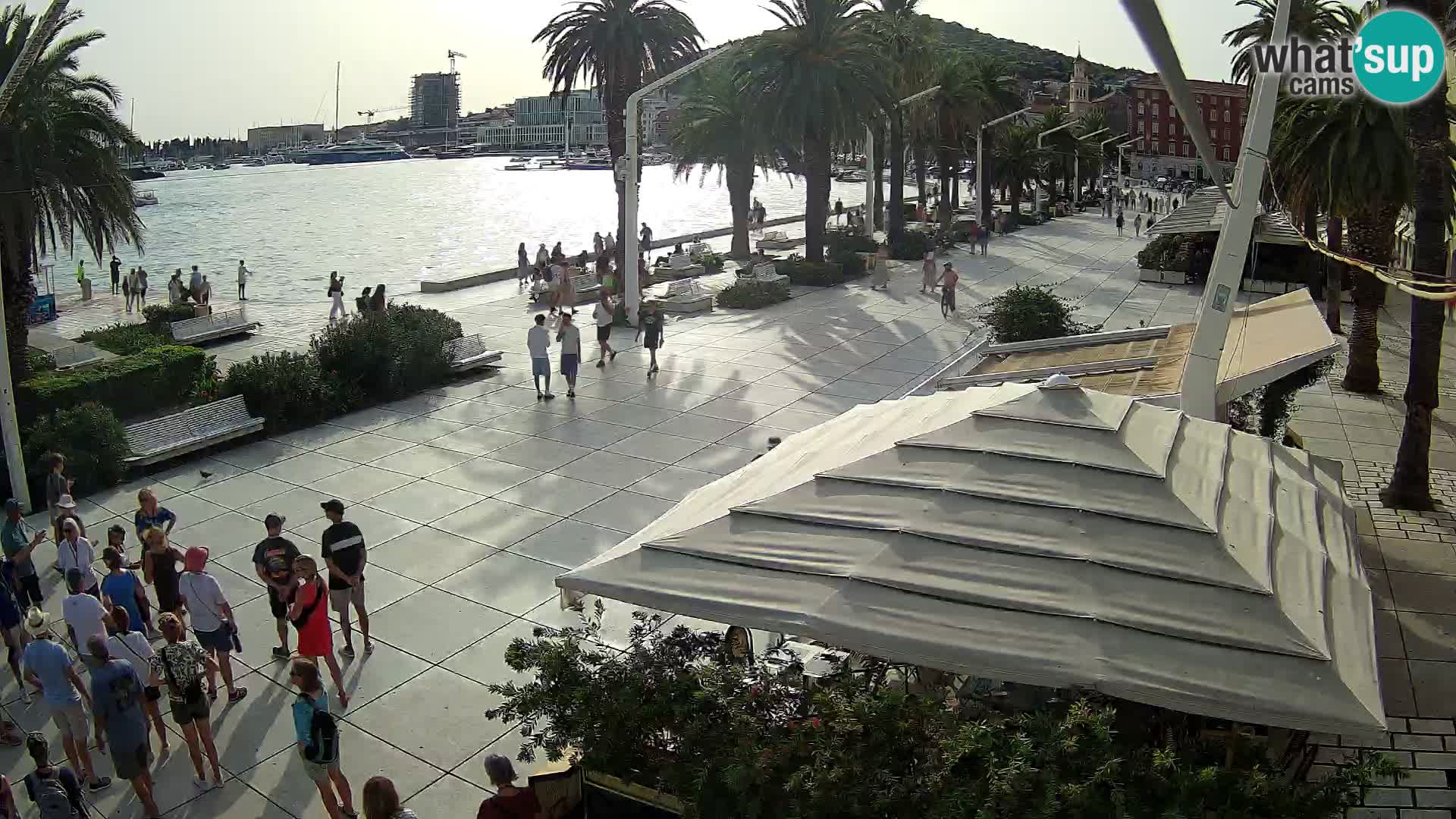 Split –  Blick auf Split riva