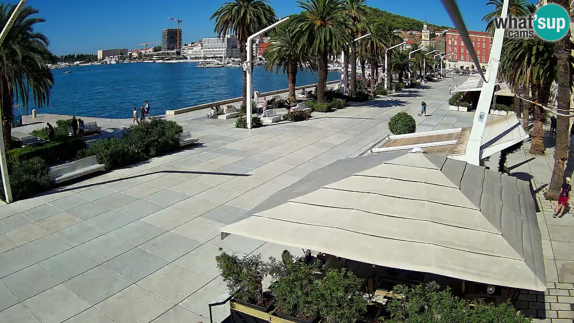 Split –  Blick auf Split riva