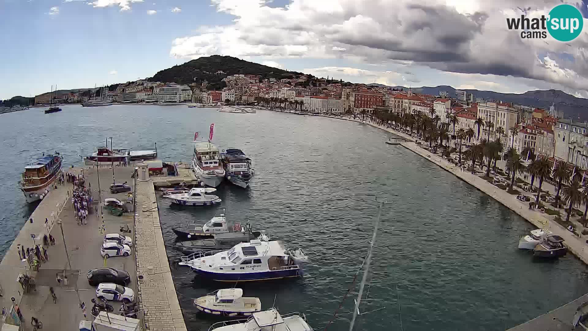 Split Riva Live webcam panorama