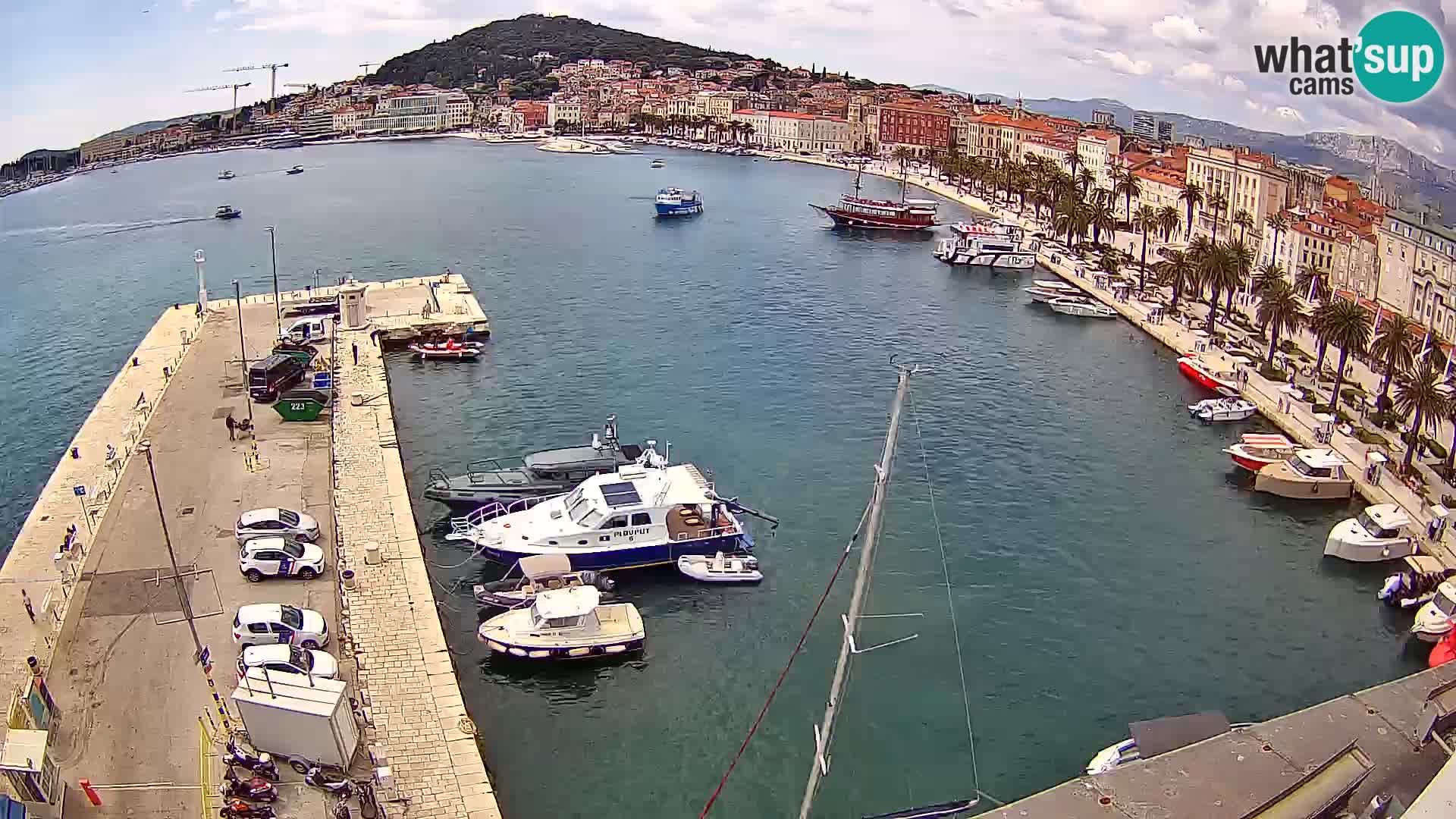 Webcam live Spalato riva e porto