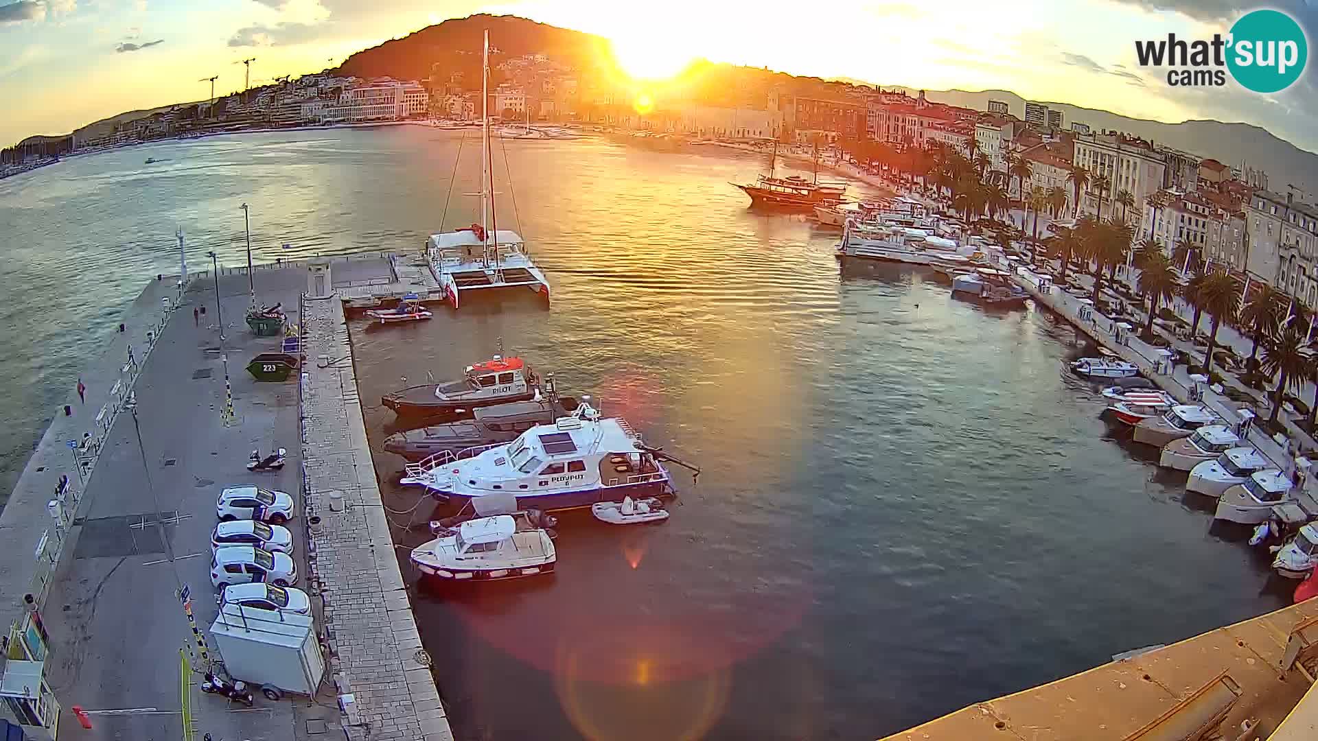 Webcam LIVE Split riva and port