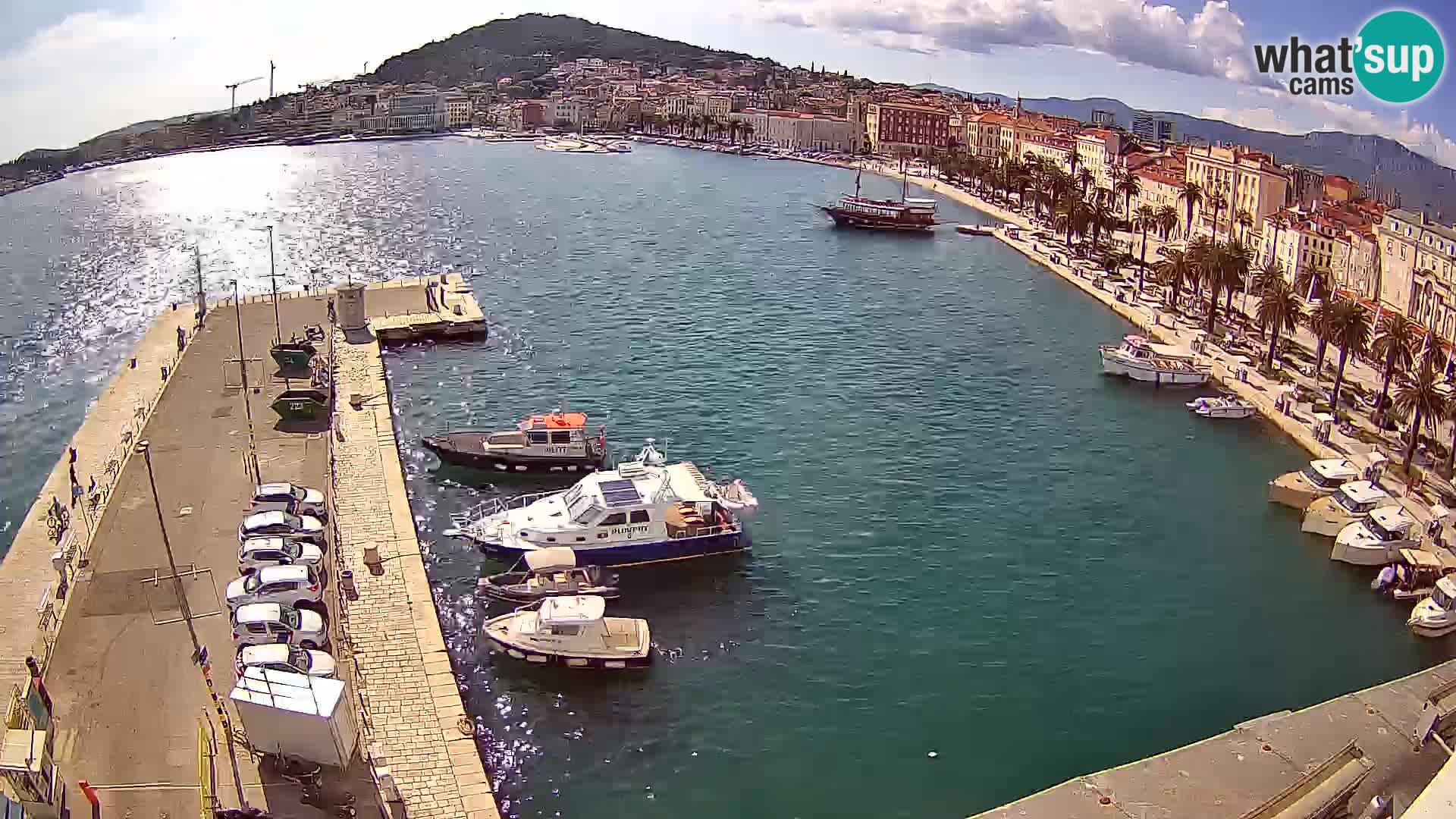 Split Riva Live webcam panorama