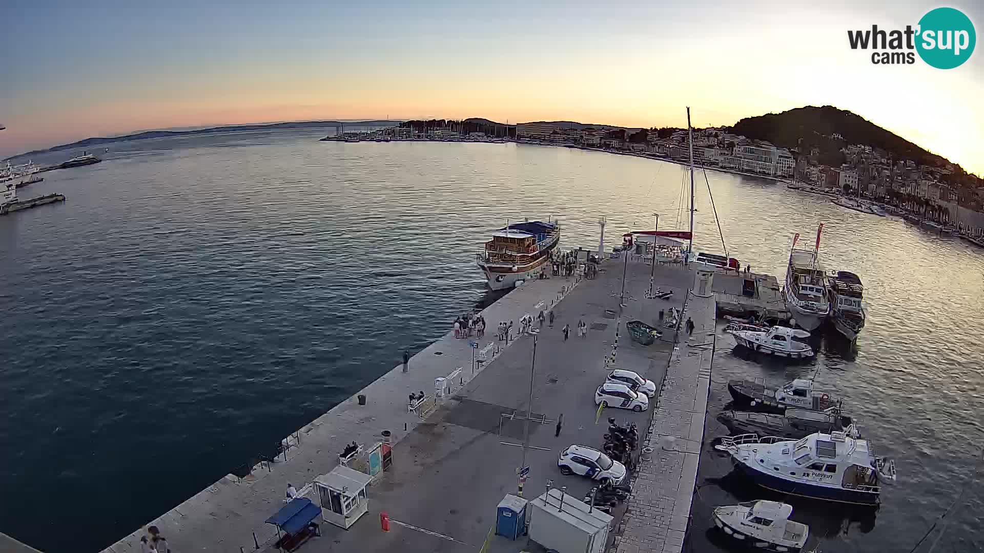 Split Riva Live webcam panorama