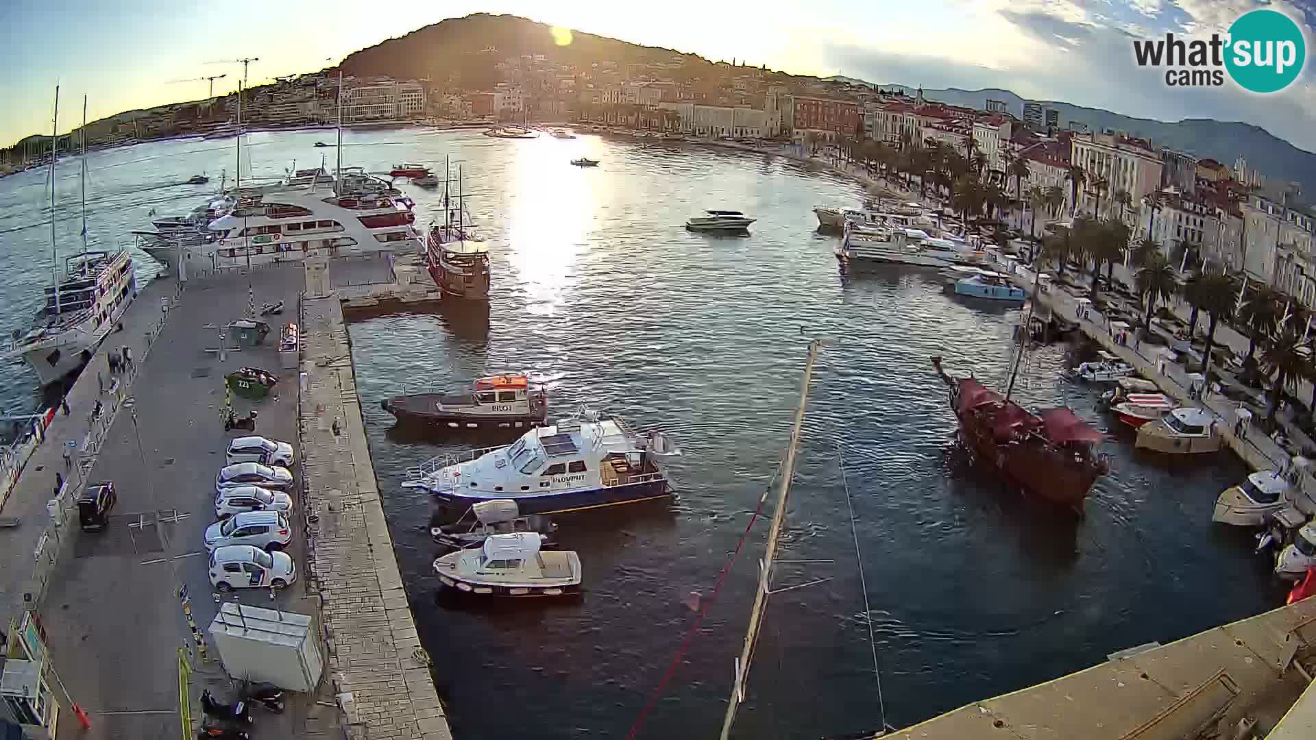 Split Riva Live webcam panorama