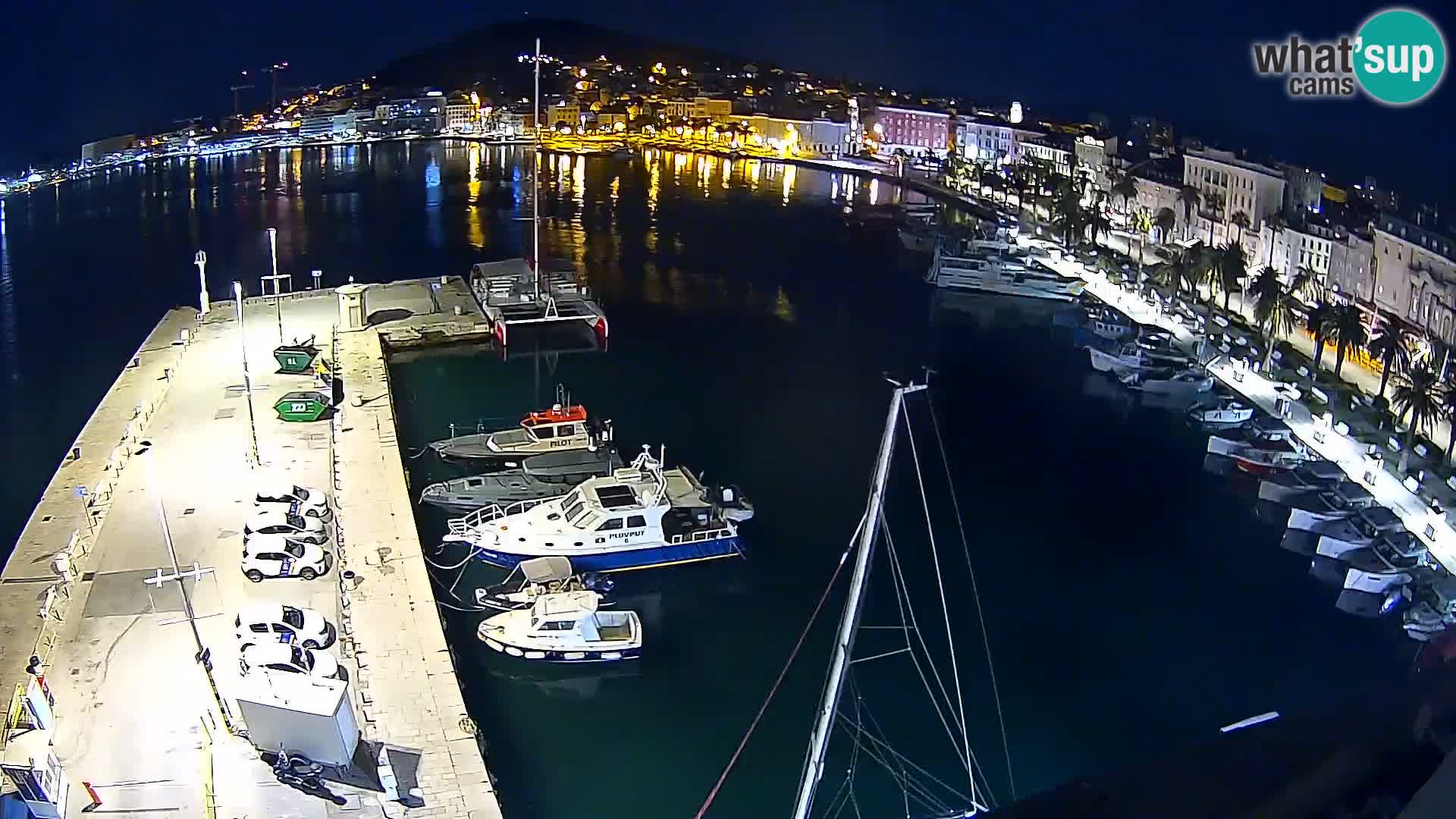 Spalato Riva panorama webcam