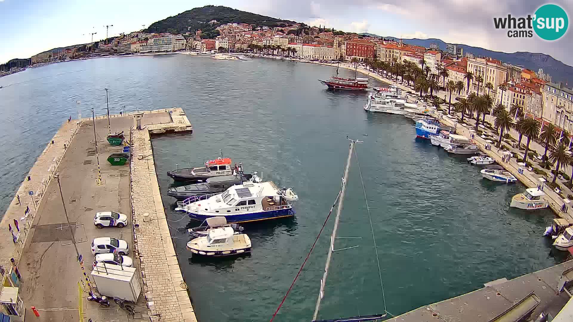 Split Riva Live webcam panorama