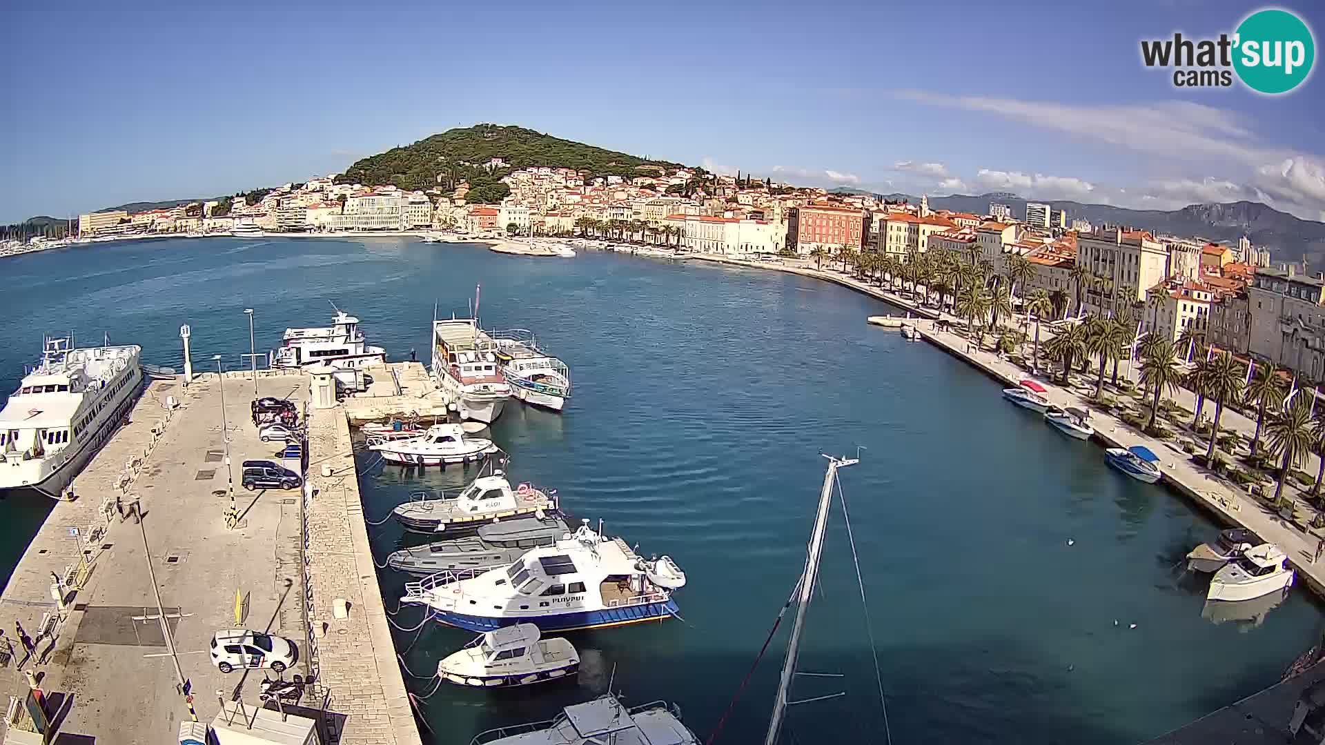 Webcam live Spalato riva e porto