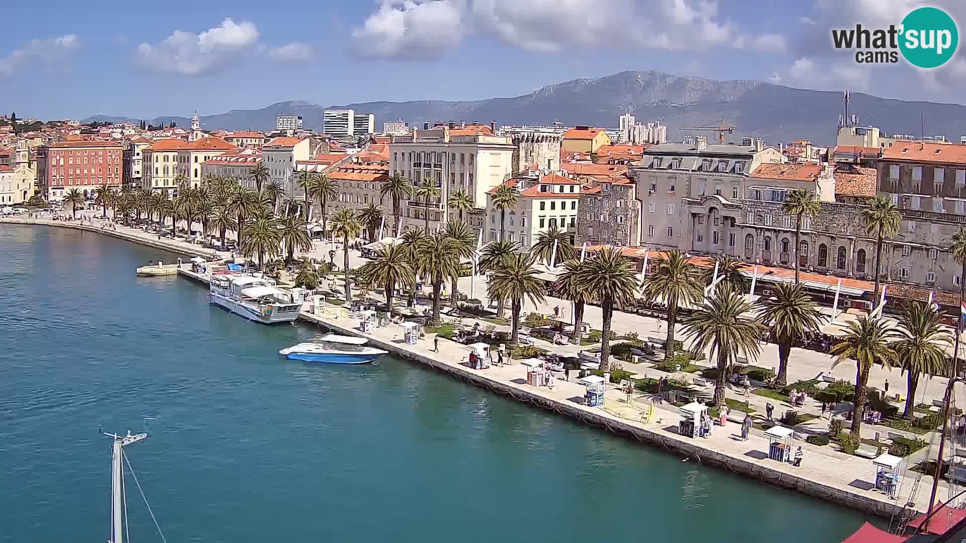 Kamera v živo Split  riva in pristanišče