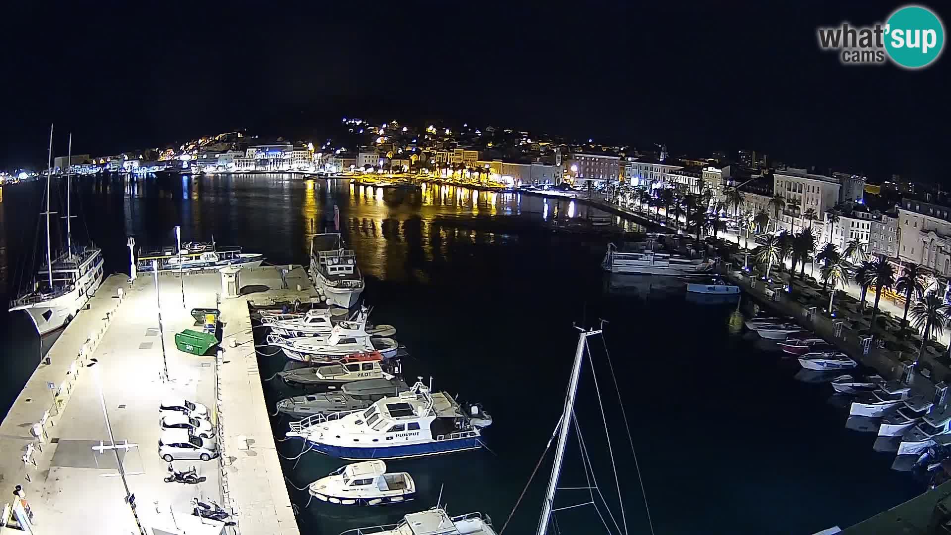 Webcam live Spalato riva e porto