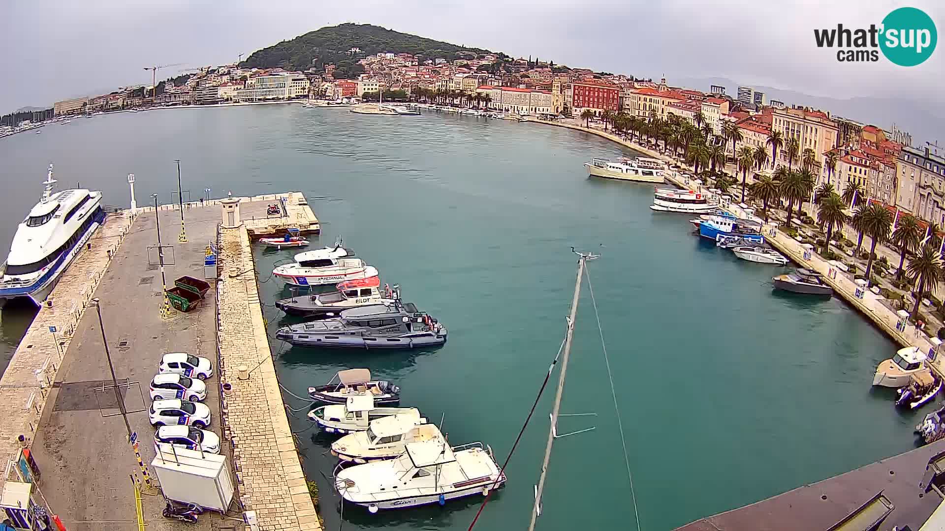 Webcam live Spalato riva e porto