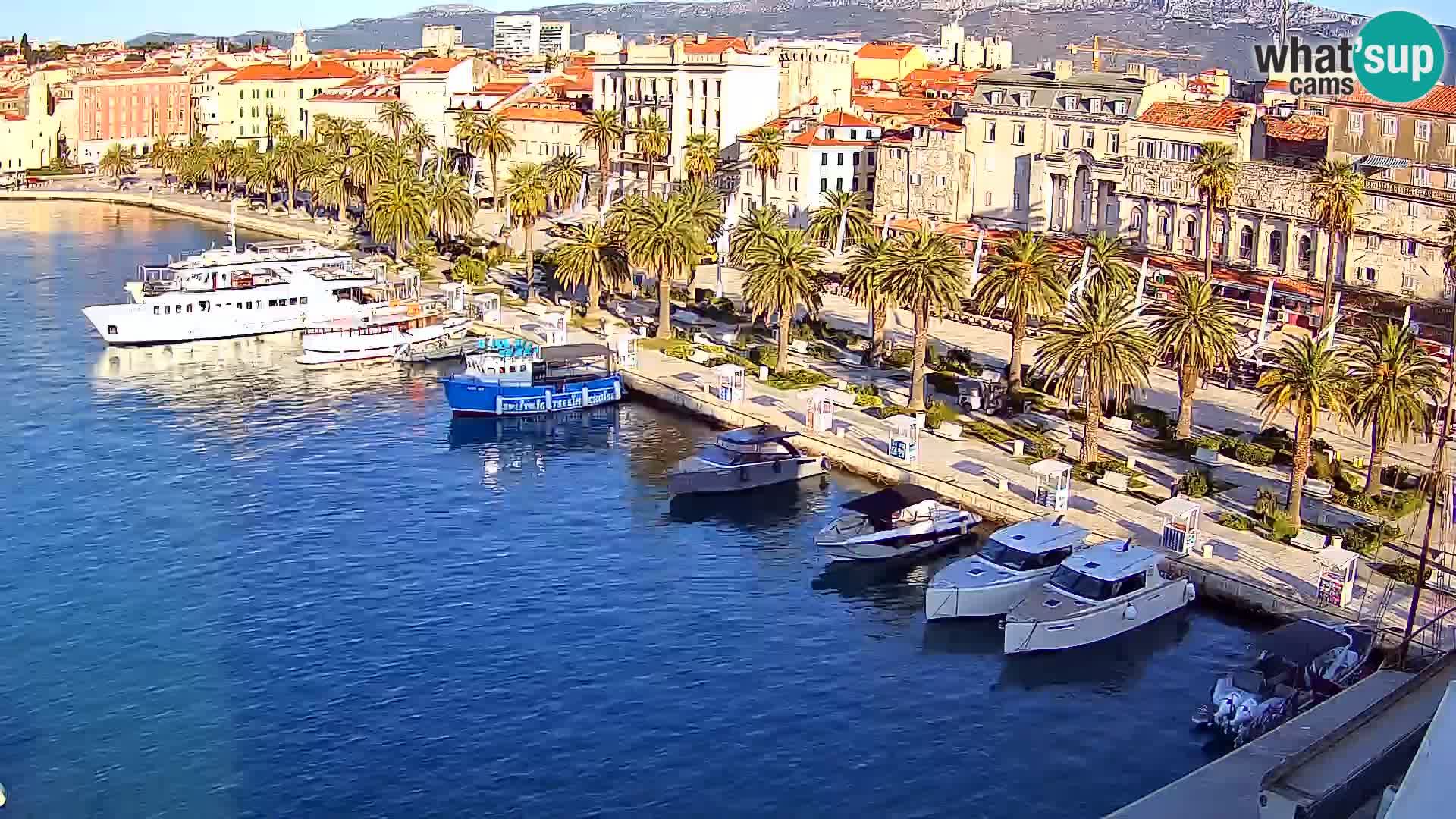 Split Riva Live webcam panorama