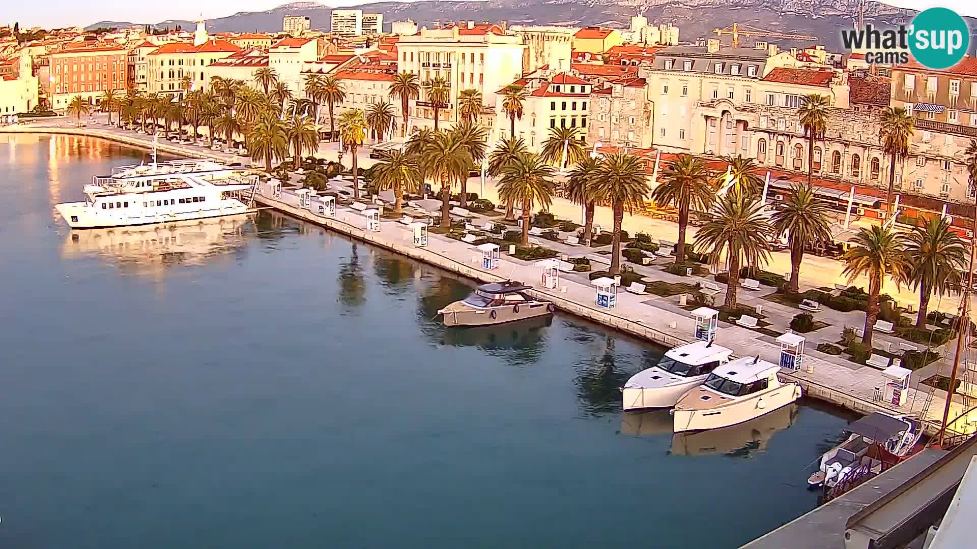 Webcam live Spalato riva e porto