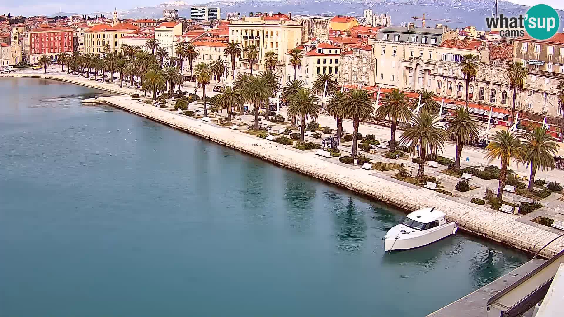 Webcam live Spalato riva e porto