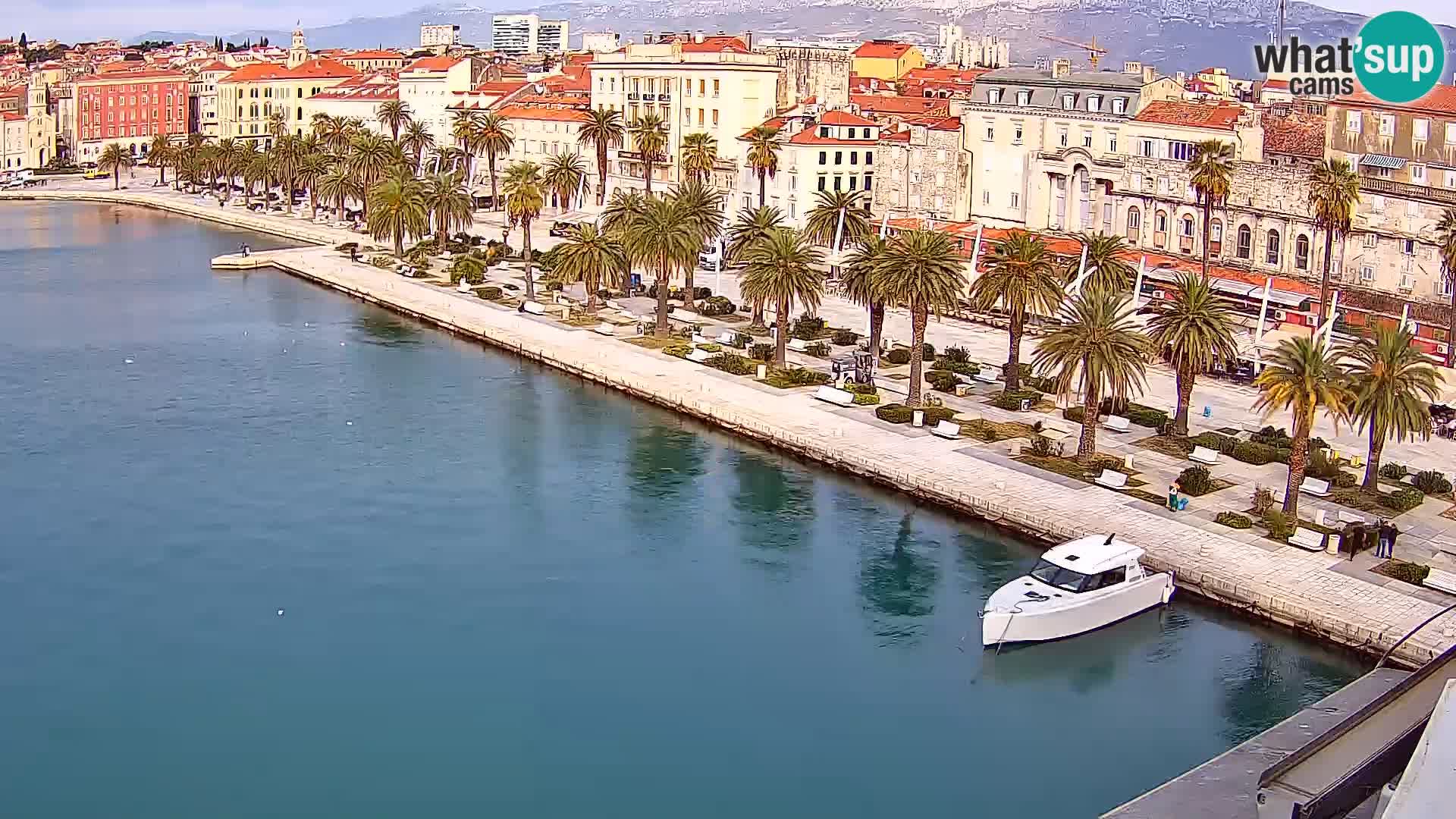 Webcam live Spalato riva e porto