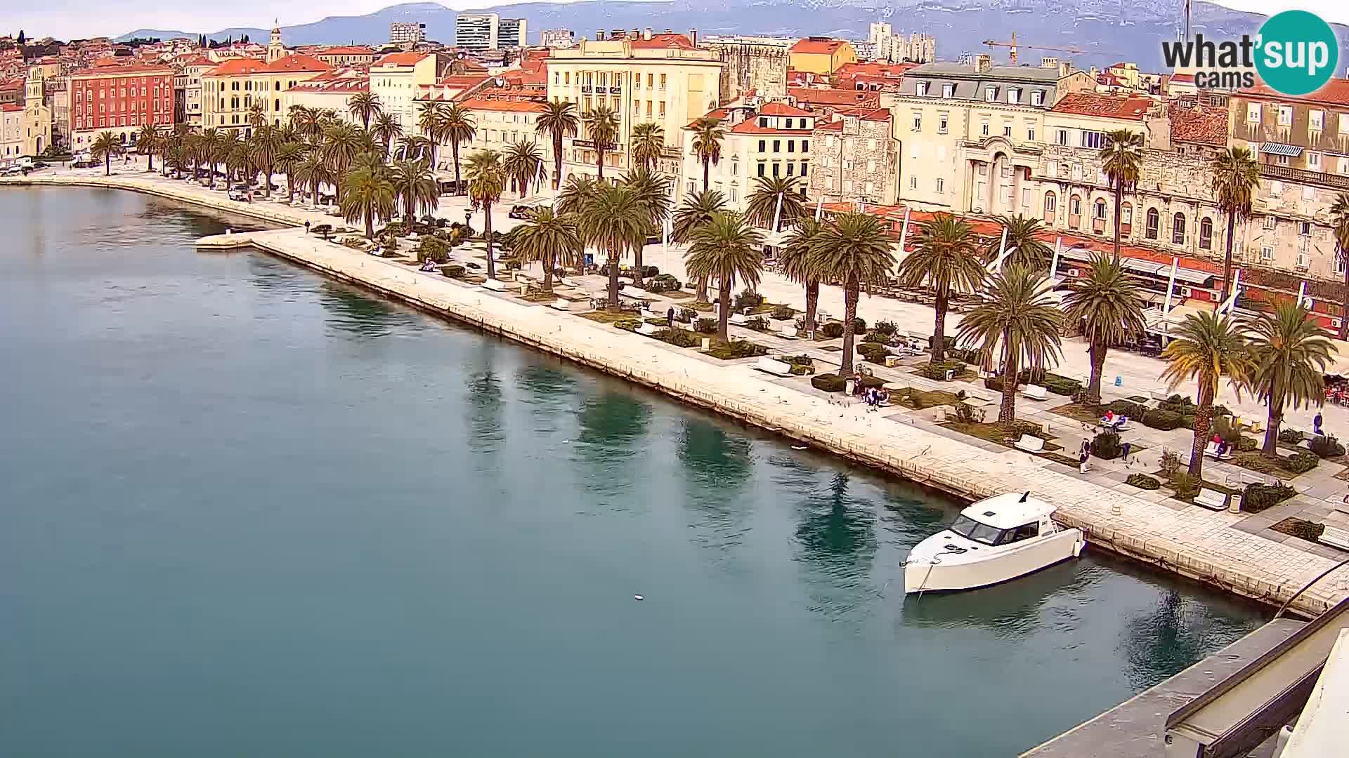 Webcam live Spalato riva e porto