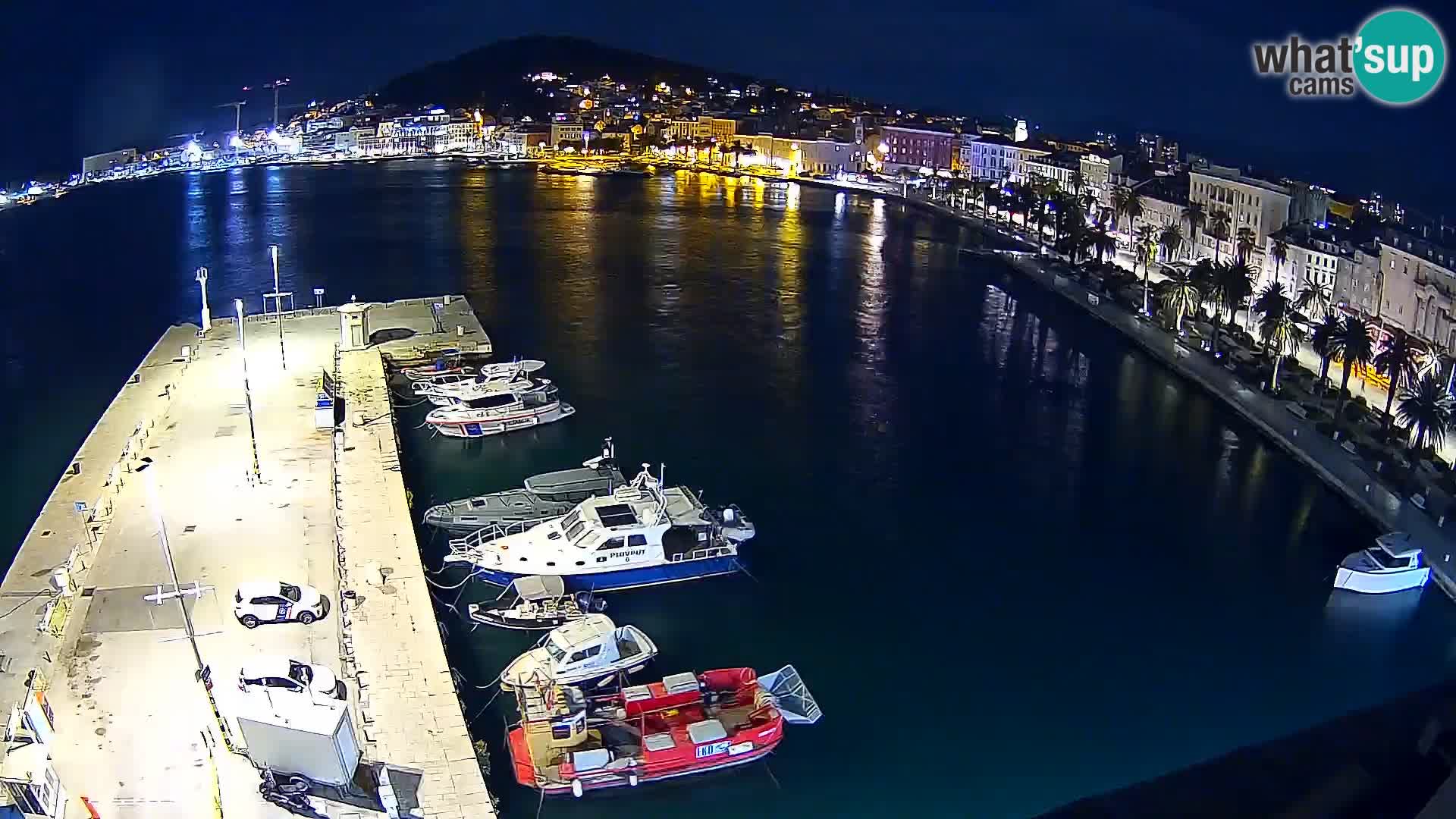 Webcam live Spalato riva e porto