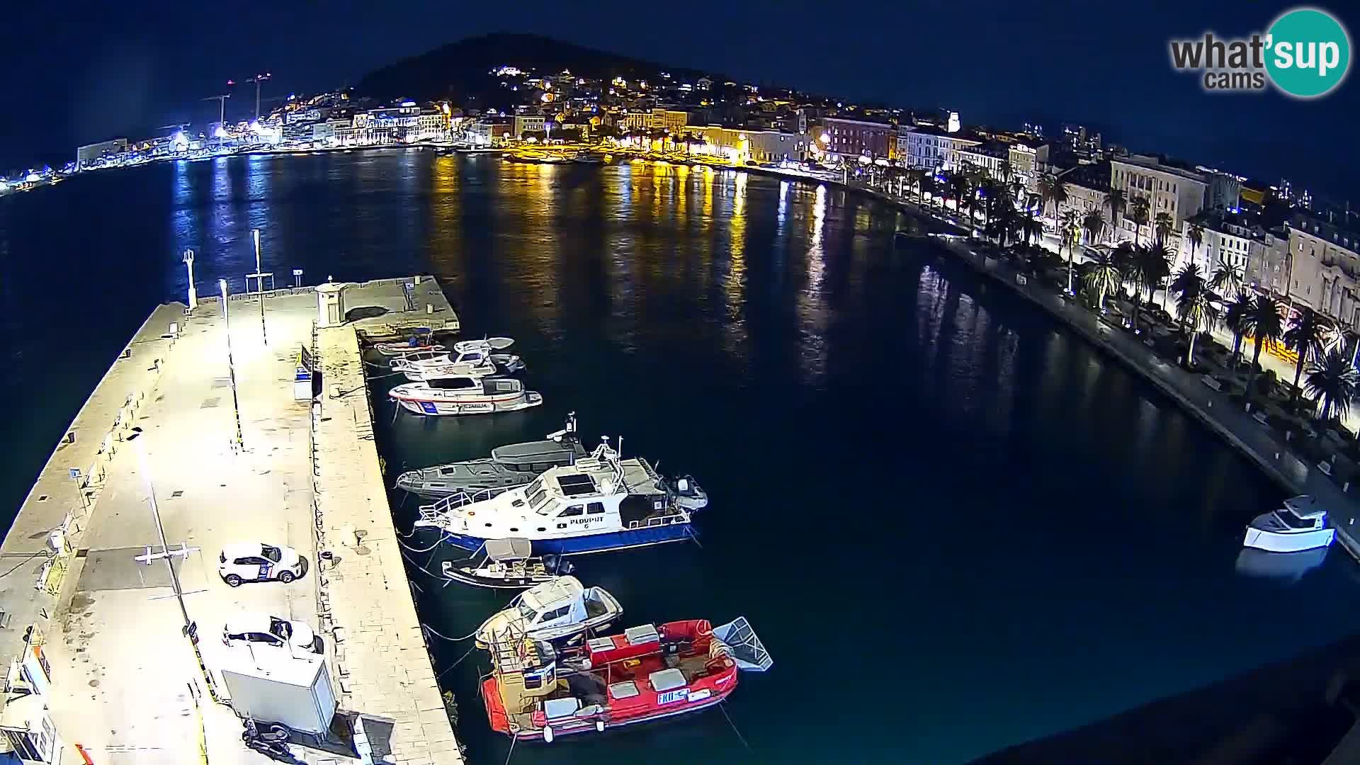 Webcam live Spalato riva e porto