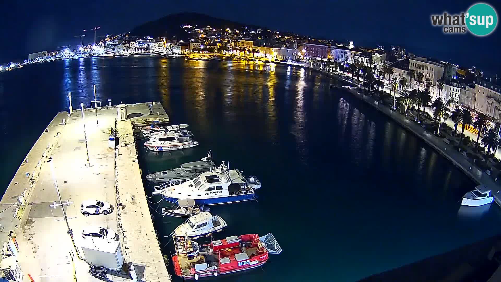 Webcam live Spalato riva e porto