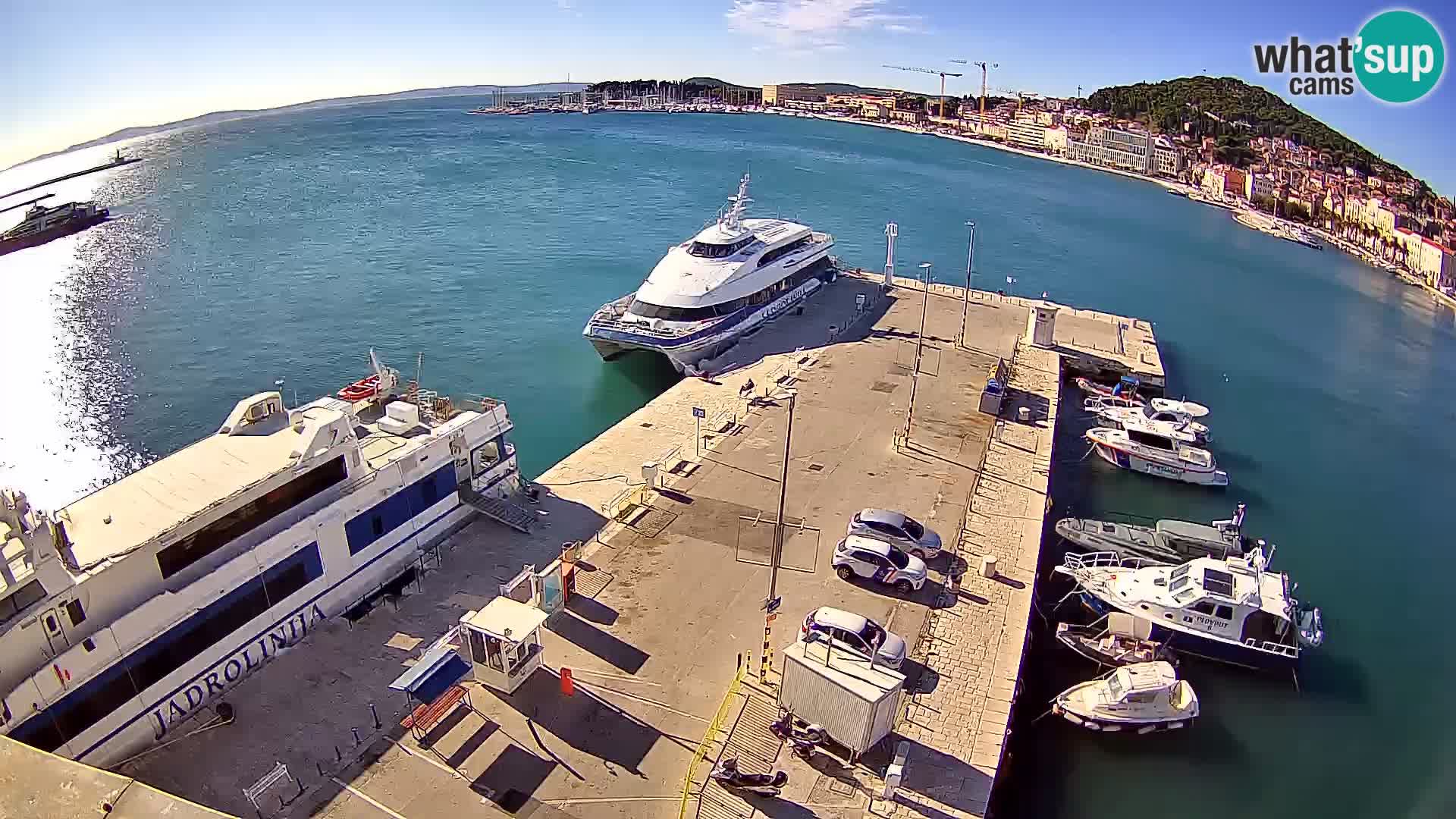 Webcam live Spalato riva e porto