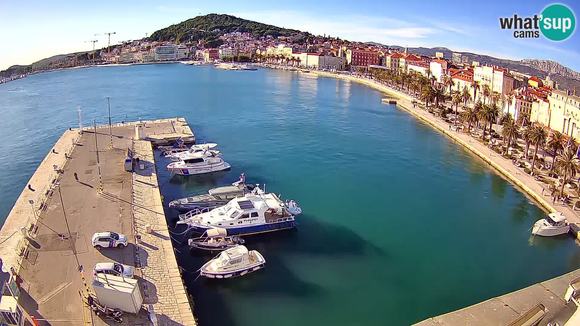 Webcam live Spalato riva e porto