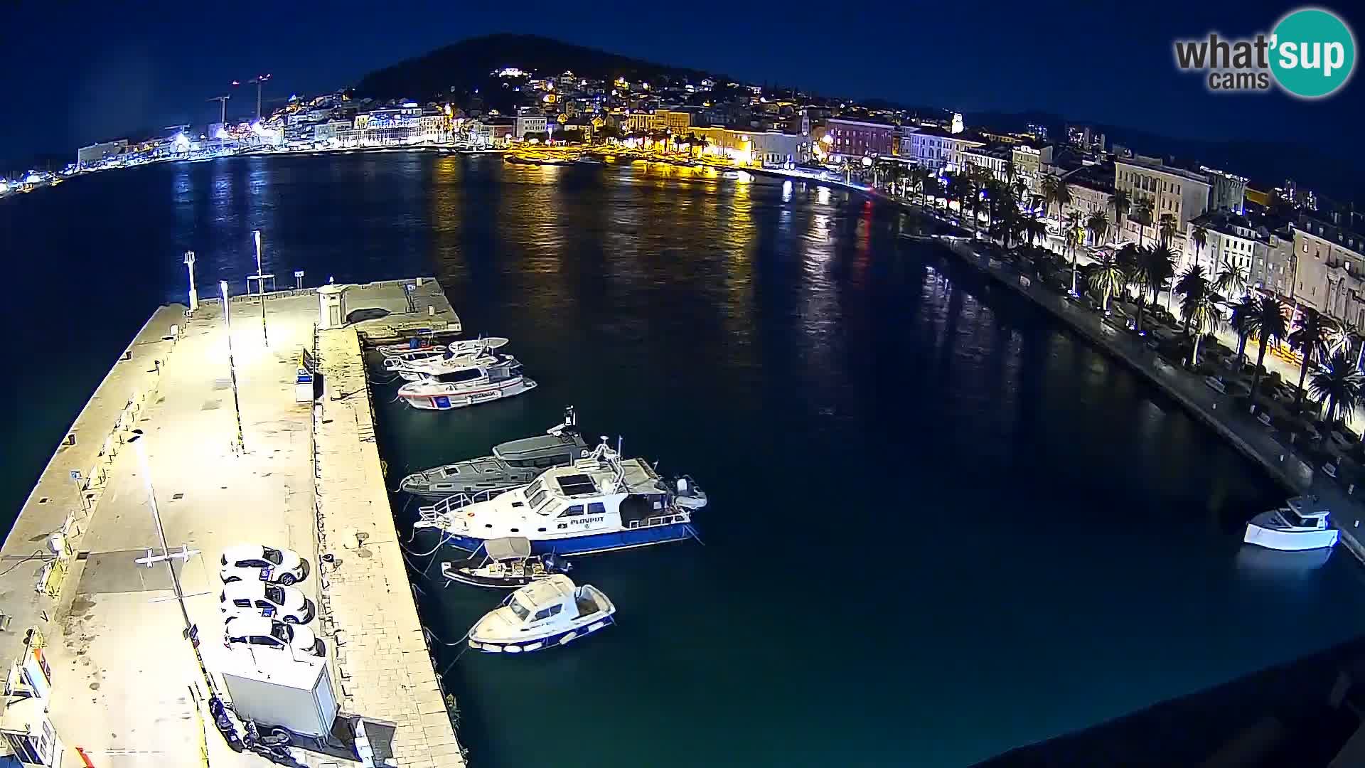 Webcam live Spalato riva e porto