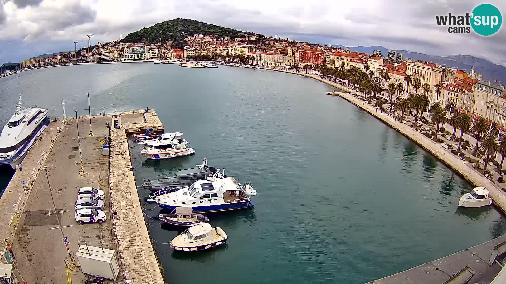 Webcam live Spalato riva e porto