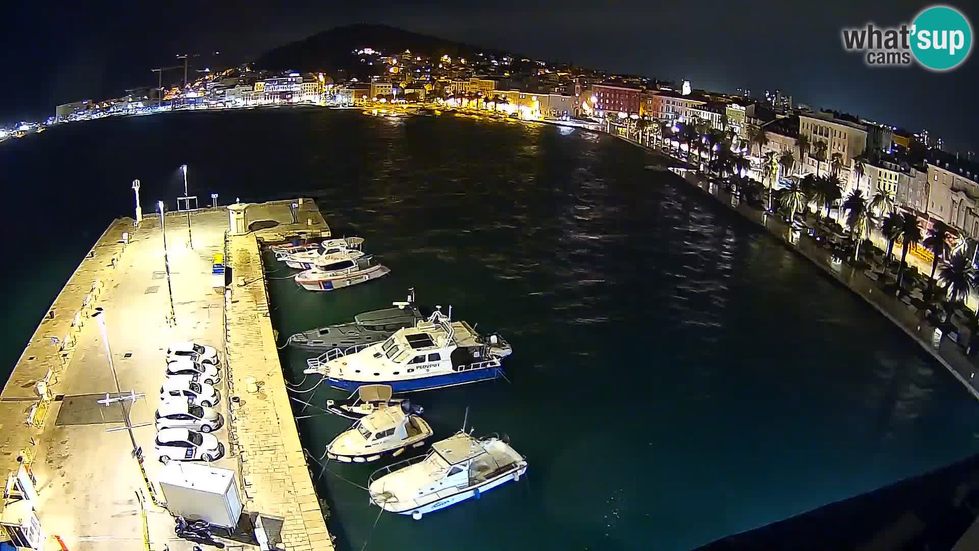 Spalato Riva panorama webcam