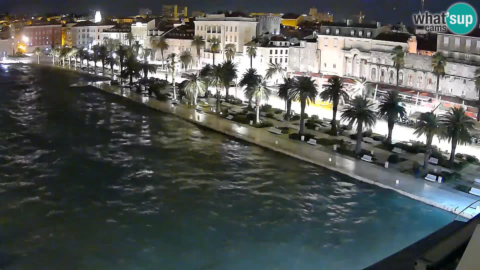 Webcam live Spalato riva e porto