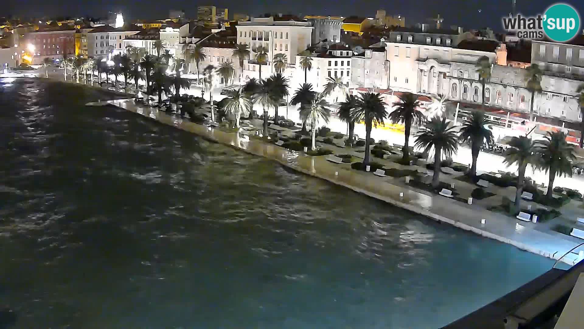 Webcam live Spalato riva e porto