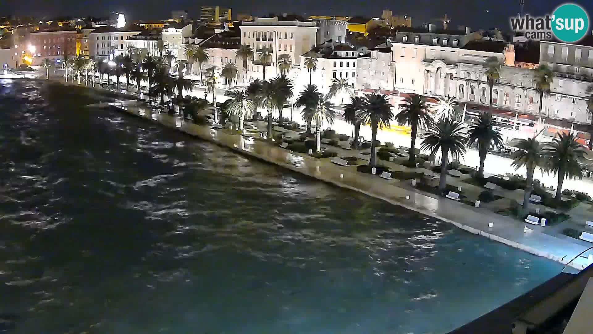 Webcam live Spalato riva e porto