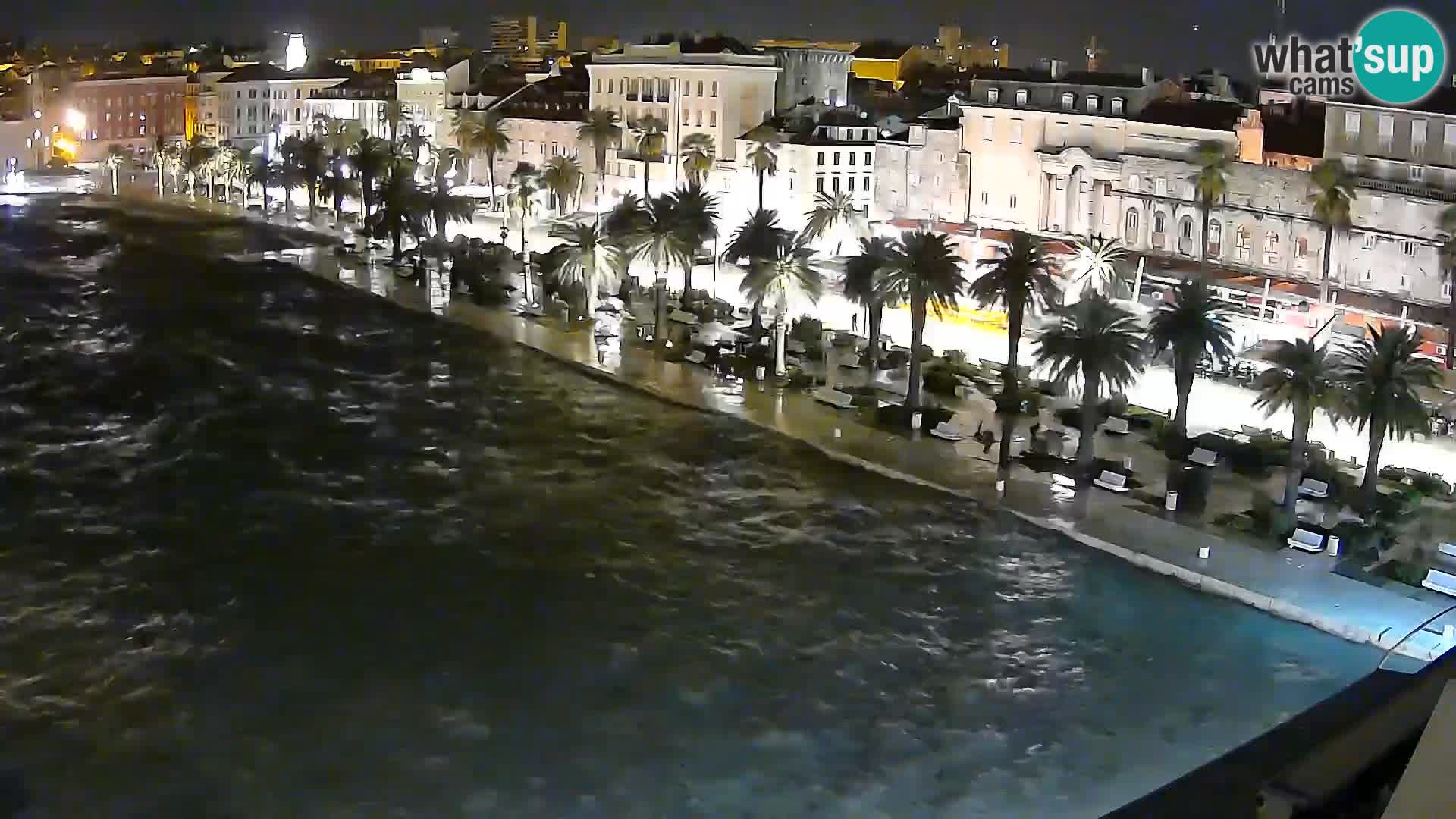 Webcam live Spalato riva e porto