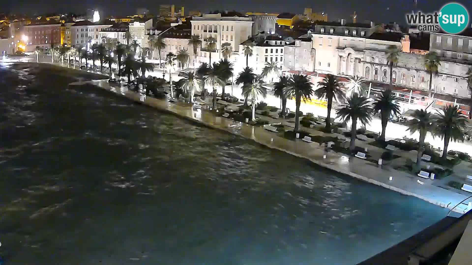 Webcam live Spalato riva e porto