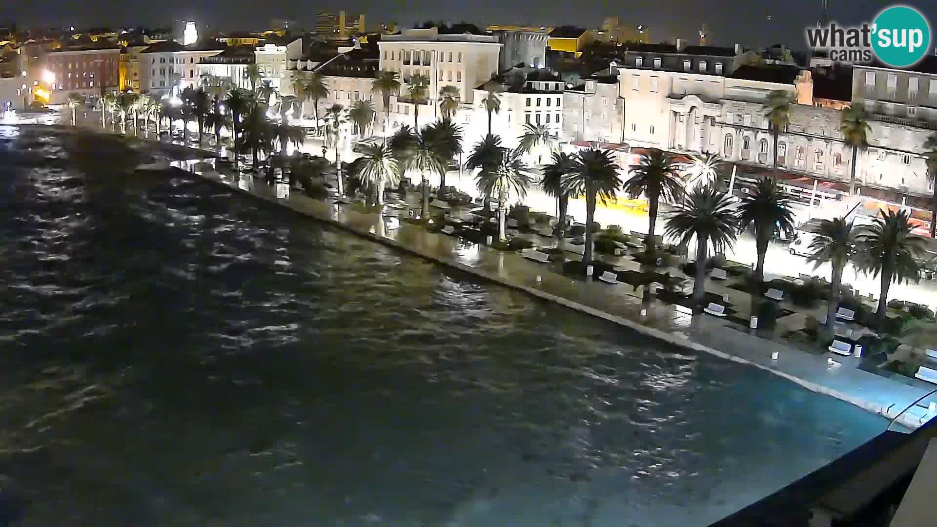 Webcam live Spalato riva e porto