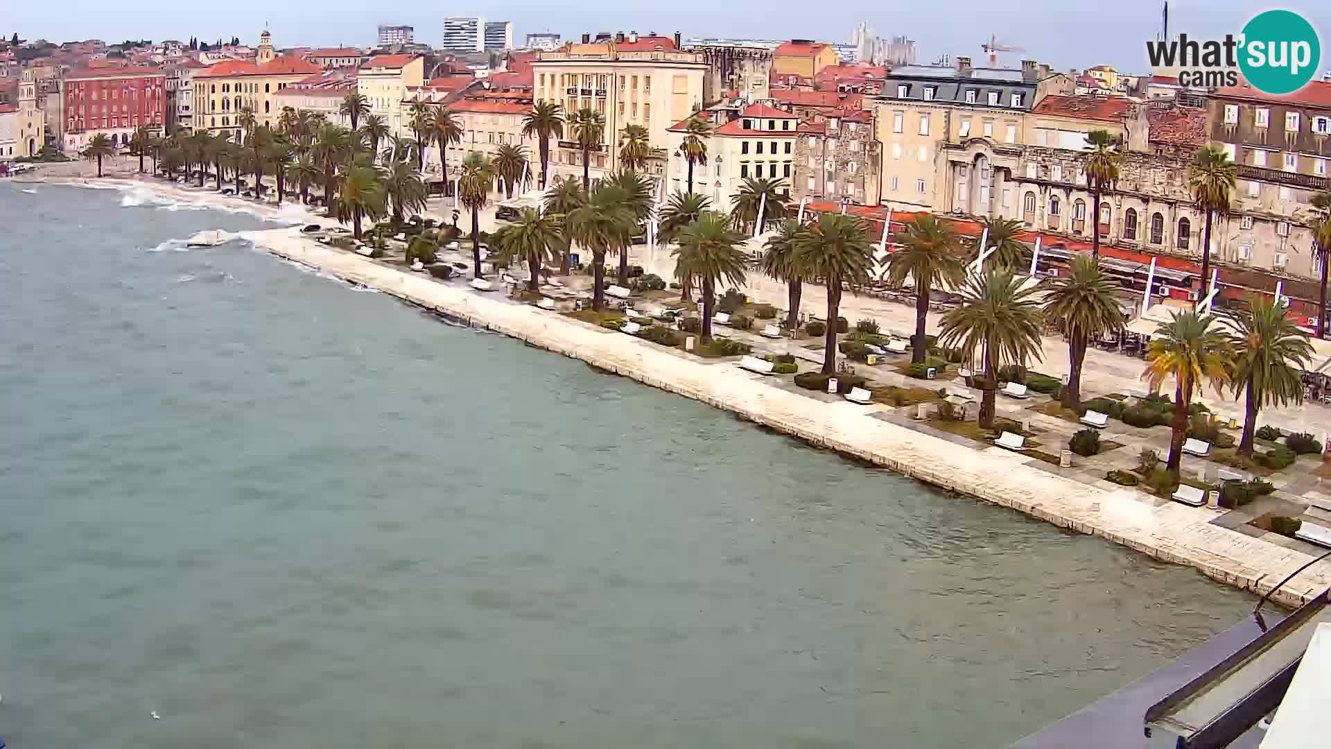 Webcam live Spalato riva e porto