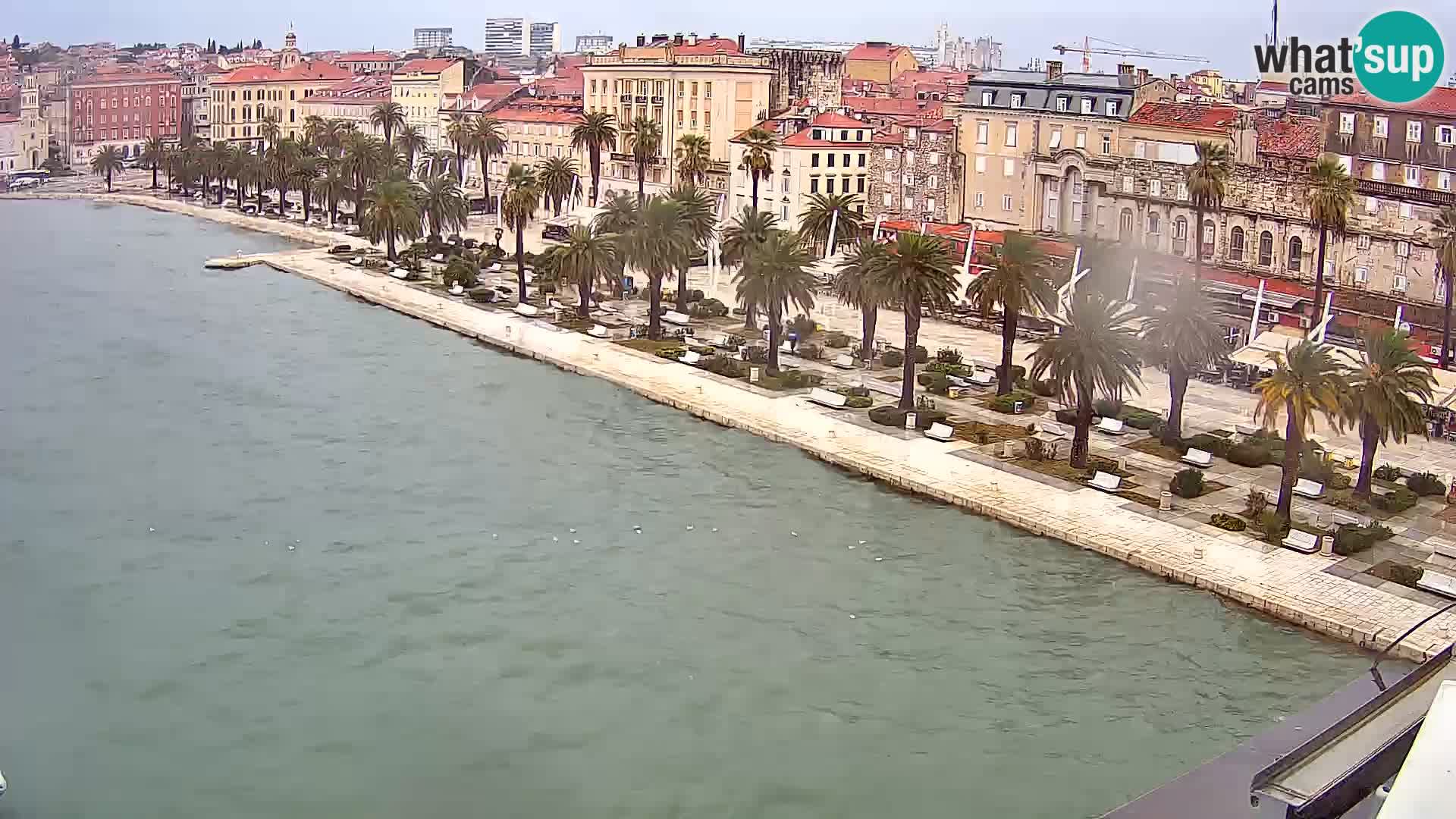 Split Riva Live webcam panorama