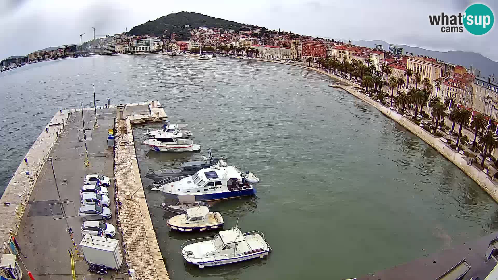 Webcam live Spalato riva e porto