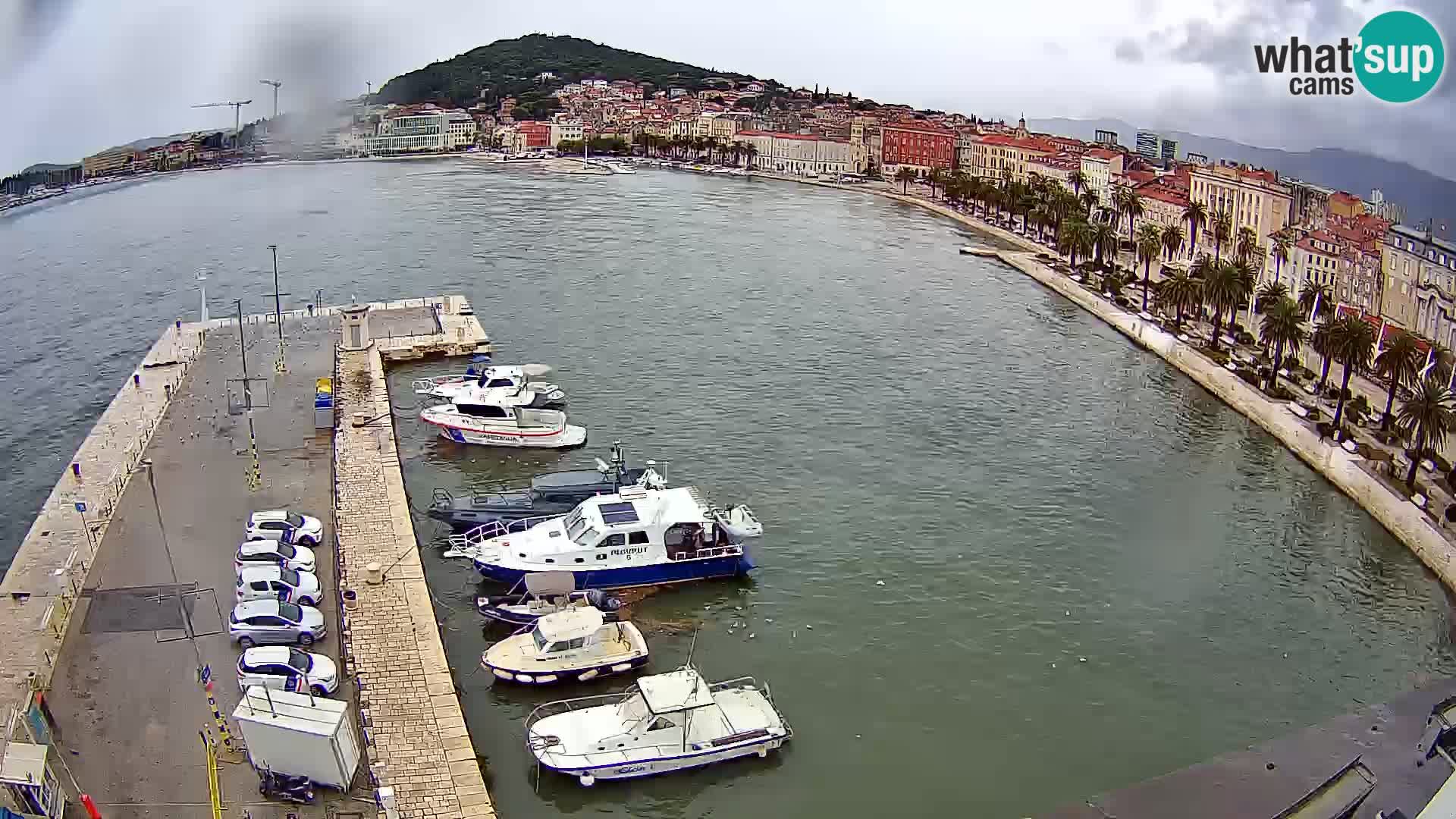 Webcam live Spalato riva e porto