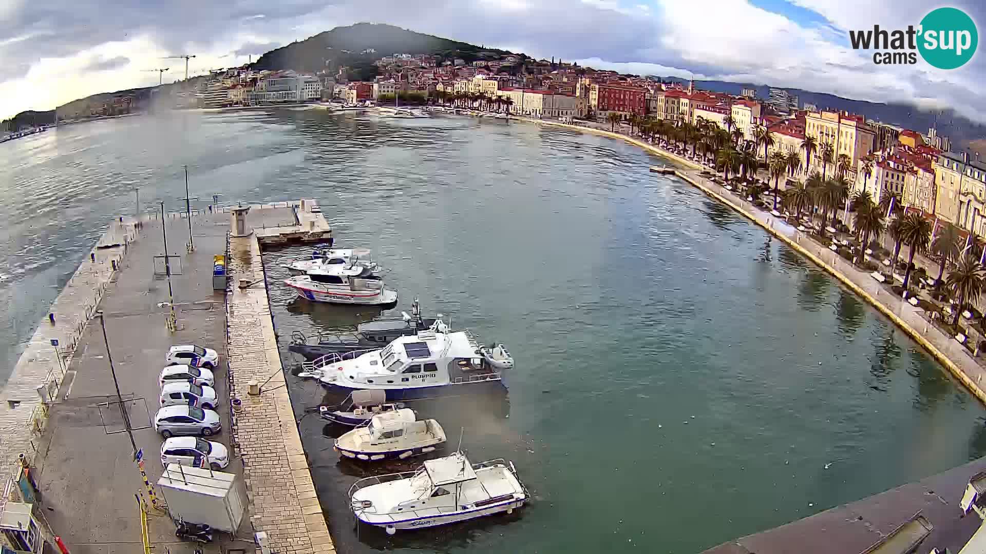 Webcam live Spalato riva e porto