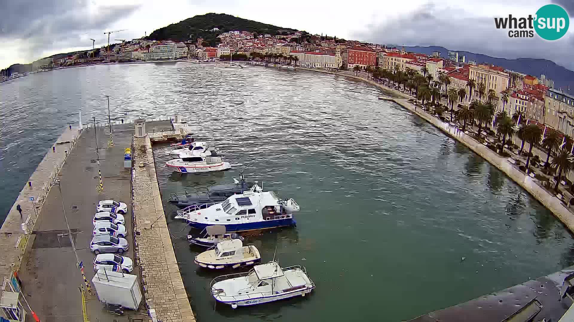 Webcam live Spalato riva e porto