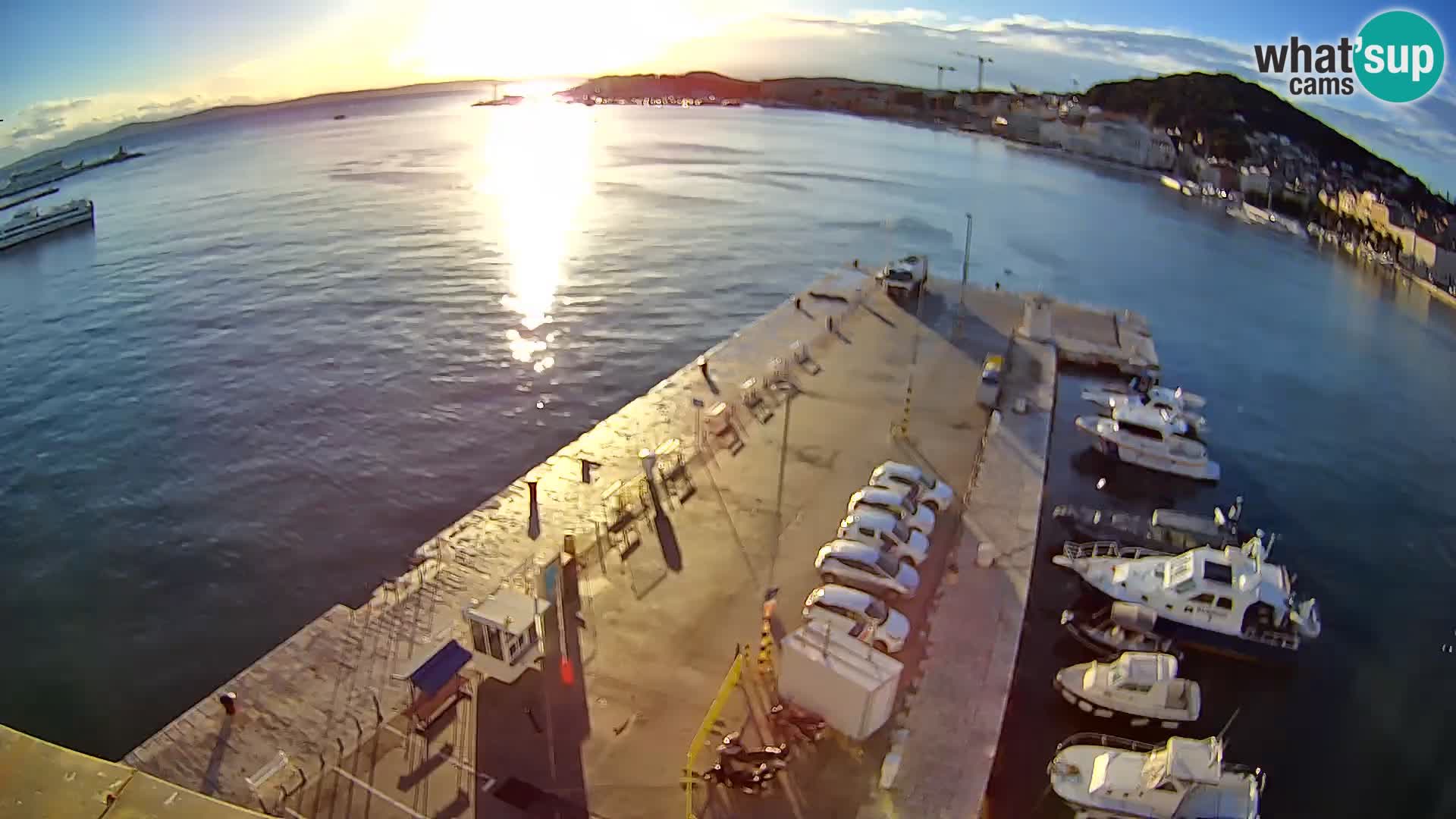 Webcam live Spalato riva e porto