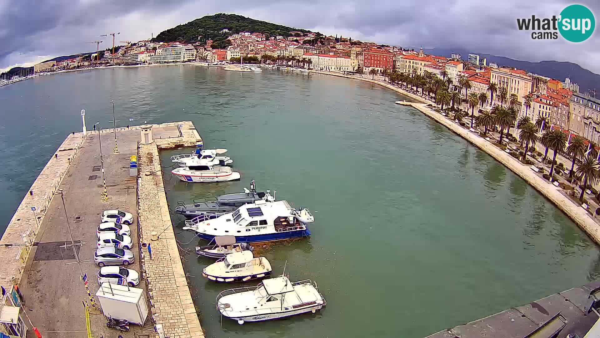 Webcam live Spalato riva e porto