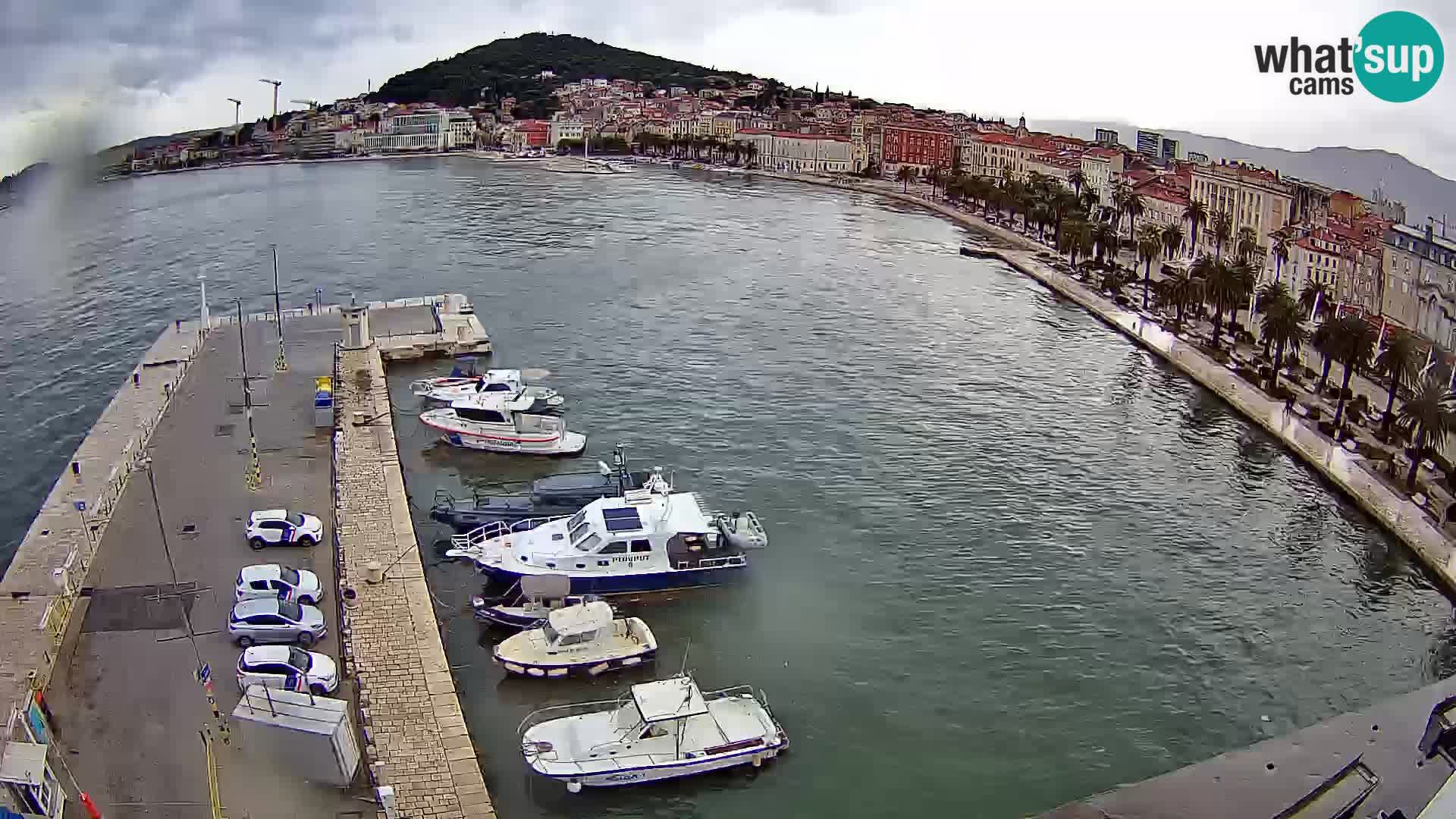 Webcam live Spalato riva e porto