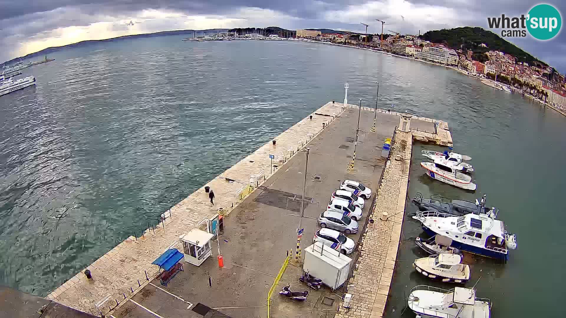 Webcam live Spalato riva e porto