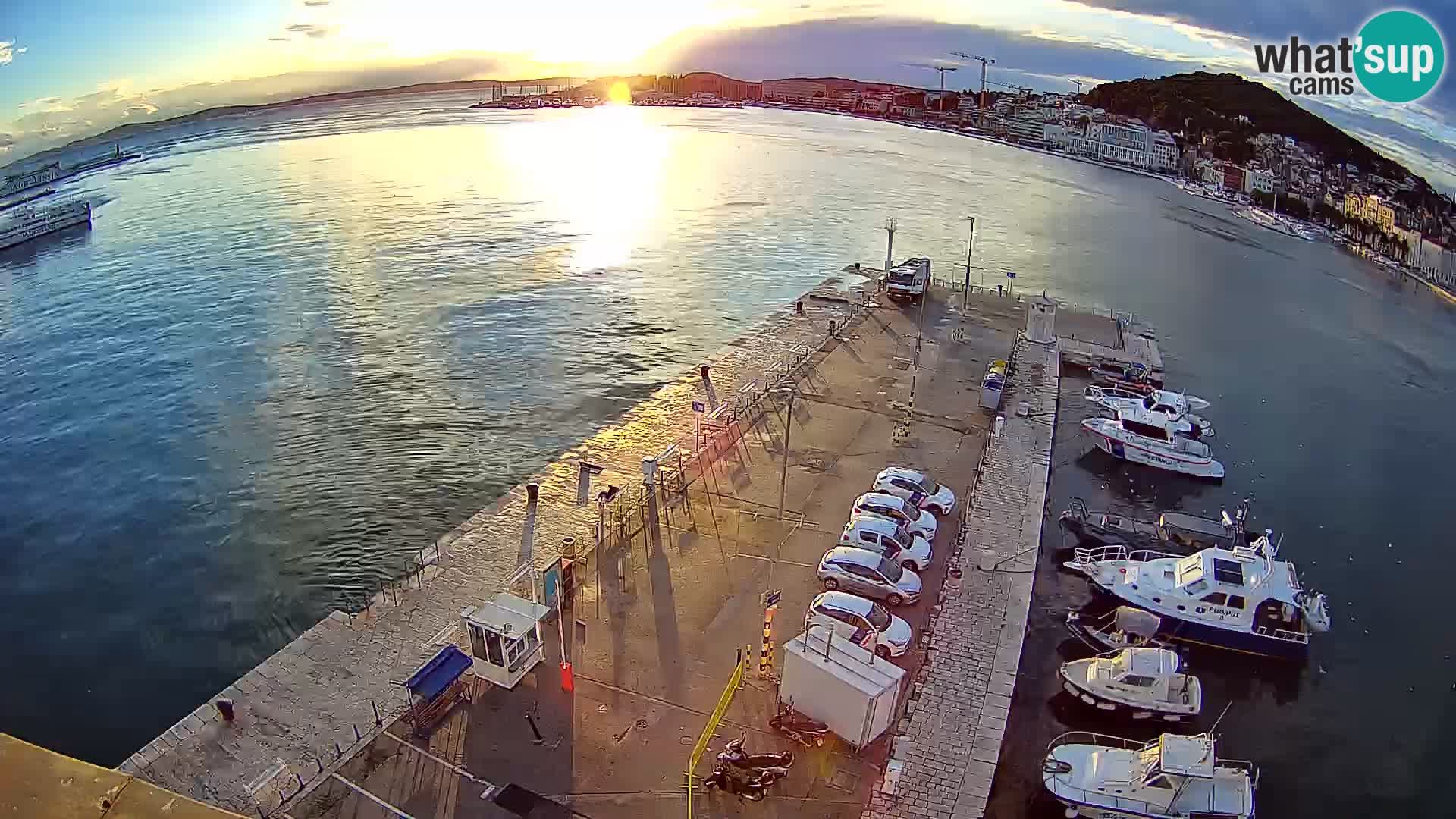 Webcam live Spalato riva e porto